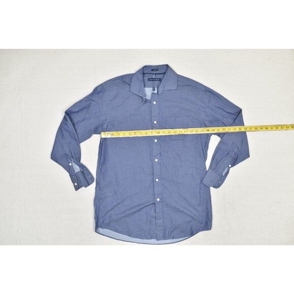Tommy Hilfiger Regular Fit Men's Button Down Shirt Size M Blue - Picture 3 of 8